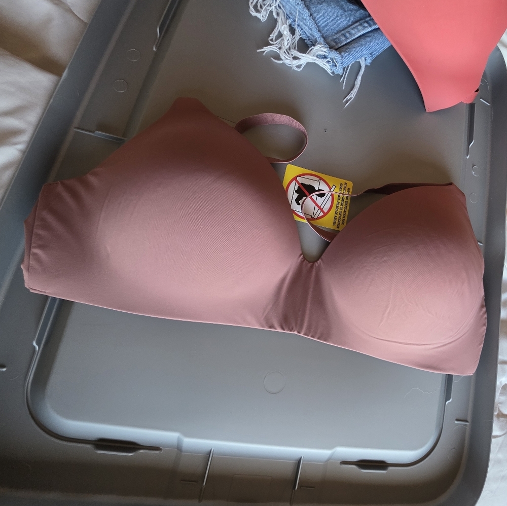Seamless Pink Bra